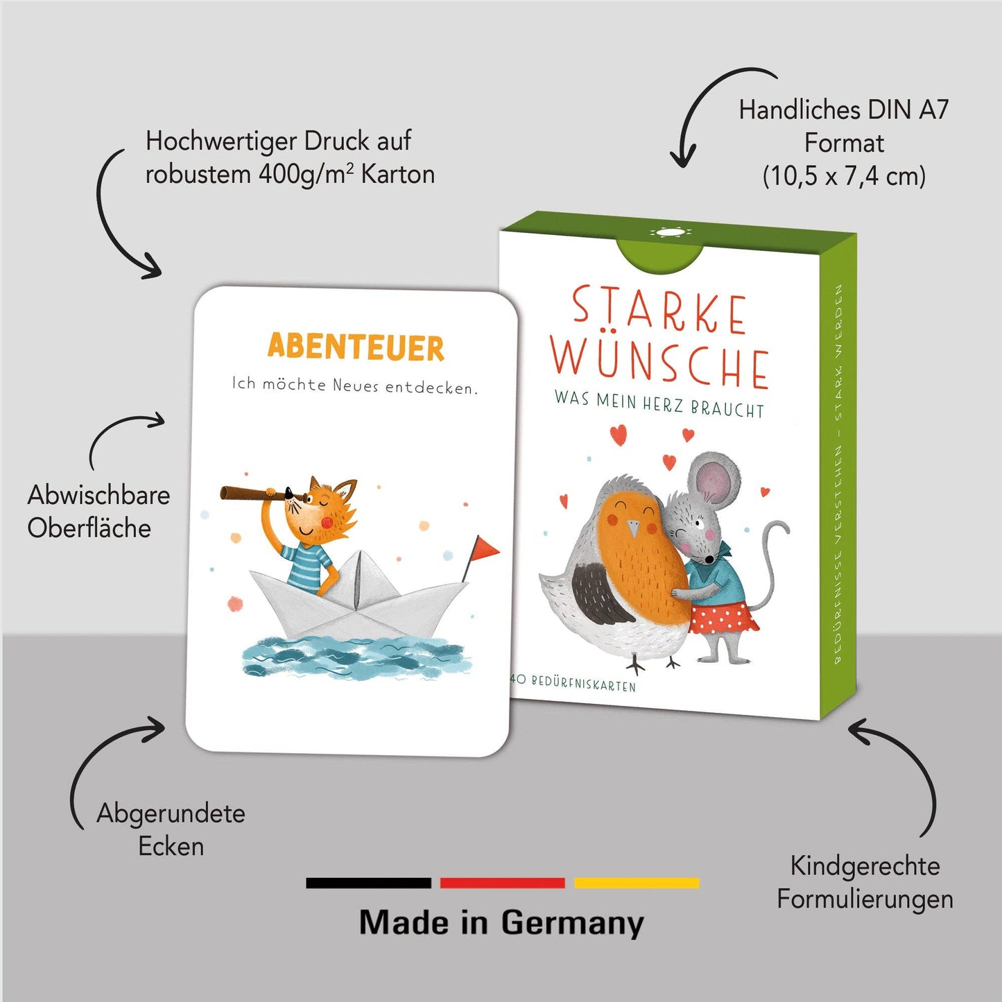 Bedürfniskarten für Kinder