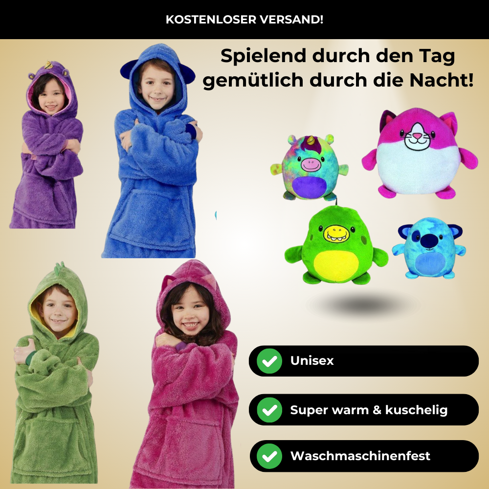 CozyBuddy Hoodie 2-in 1