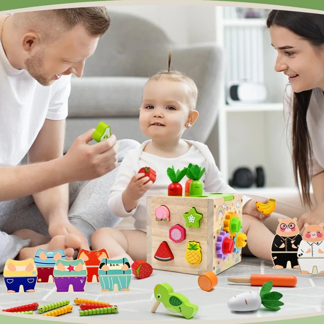 5-in-1 Montessori-Aktivitätswürfel
