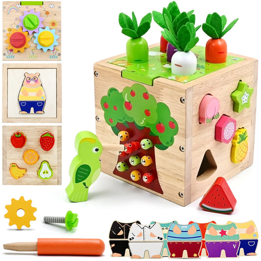 5-in-1 Montessori-Aktivitätswürfel