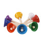 8-er Set Regenbogen Glöckchen