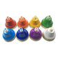 8-er Set Regenbogen Glöckchen